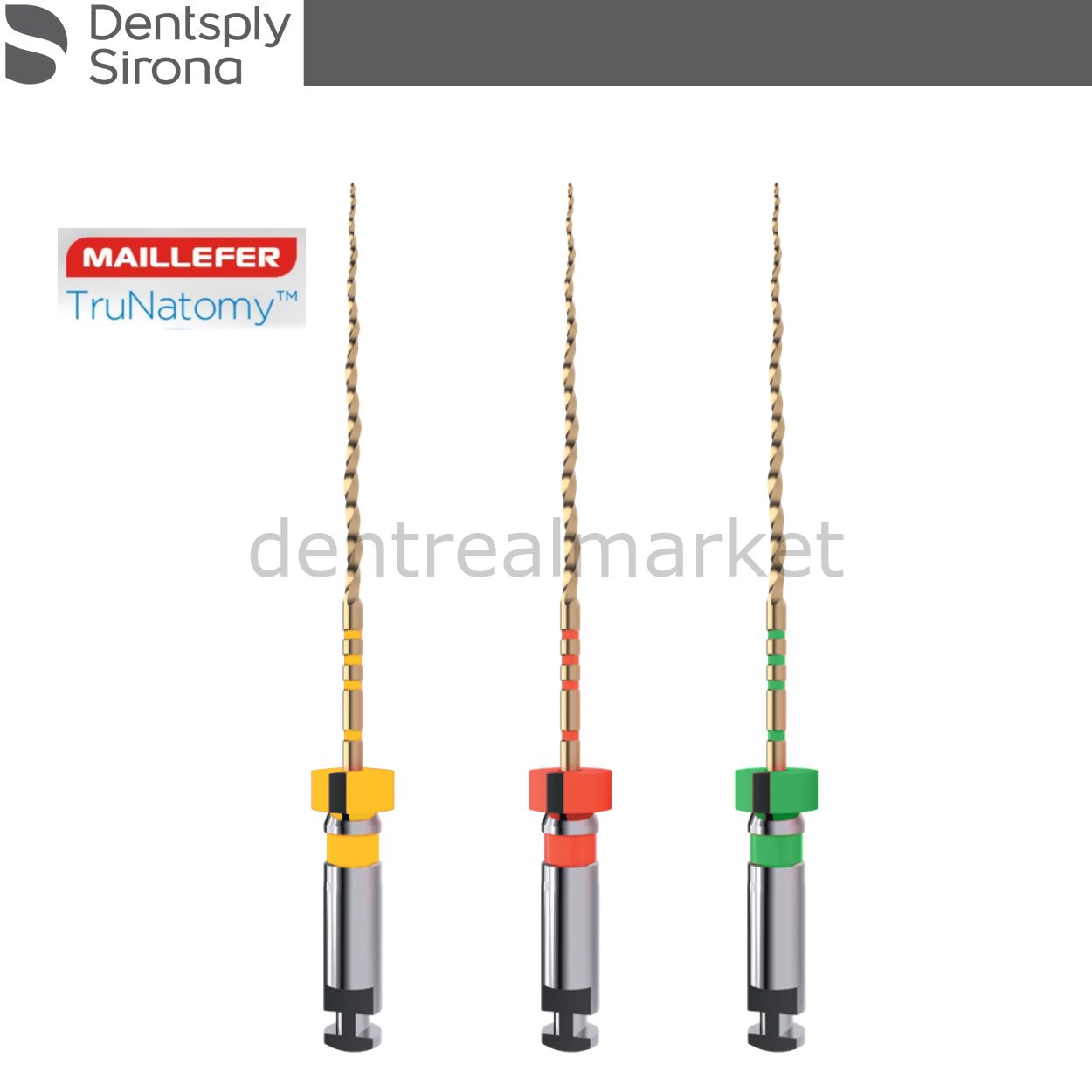 TruNatomy Rotary Kanal Eğesi Refil 3'lü Paket