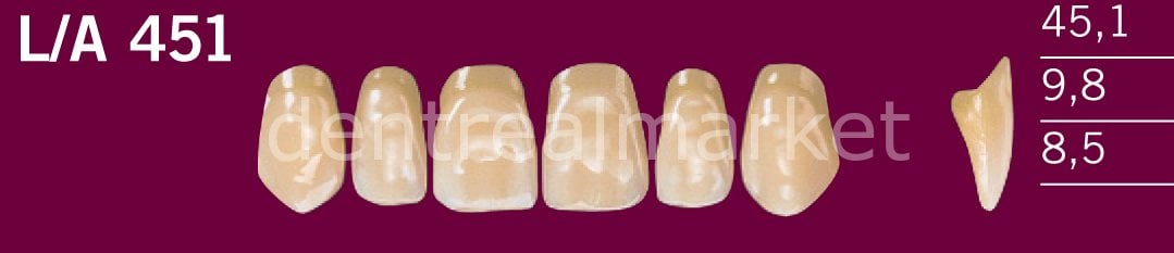 Optodent-Optostar 28lik Takım Diş C2 - L/A 451