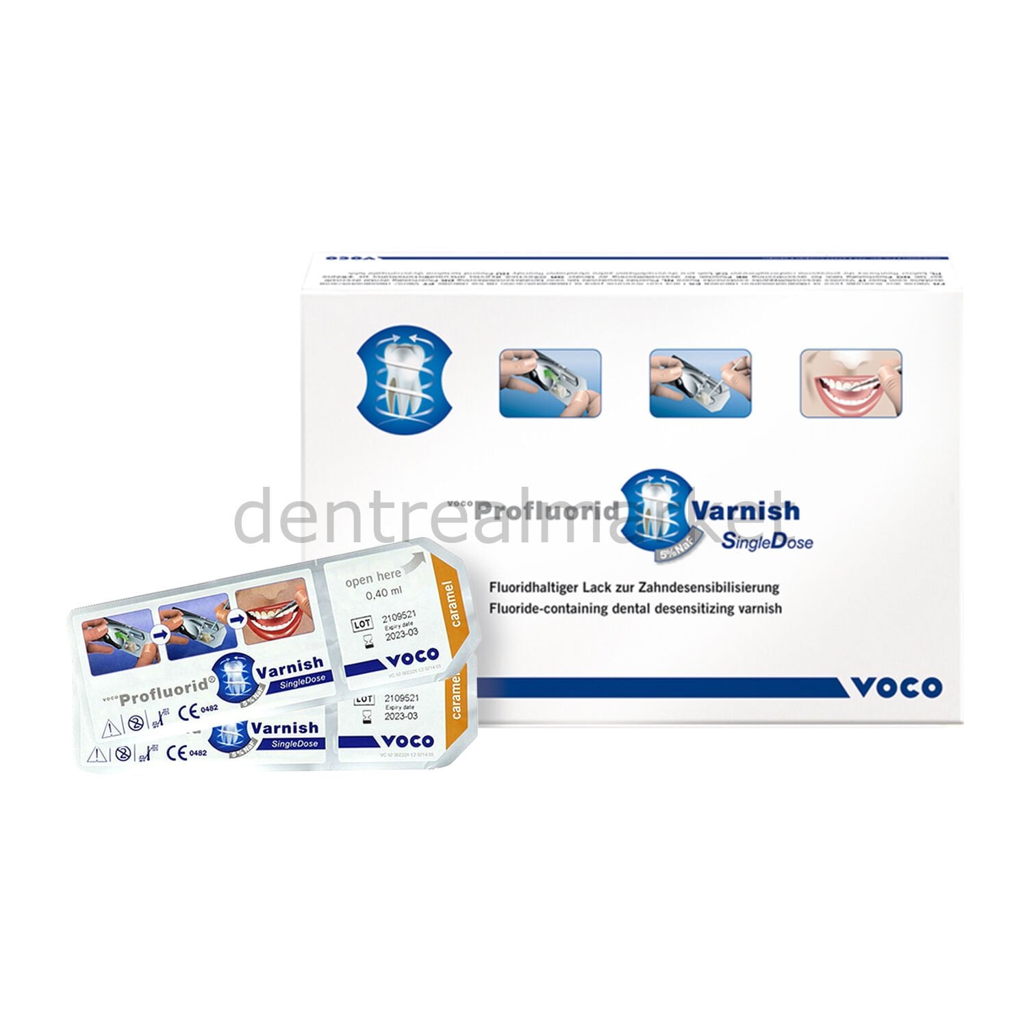 Profluorid Varnish Singledo - Flor Vernik 200*0,4 ml Caramel