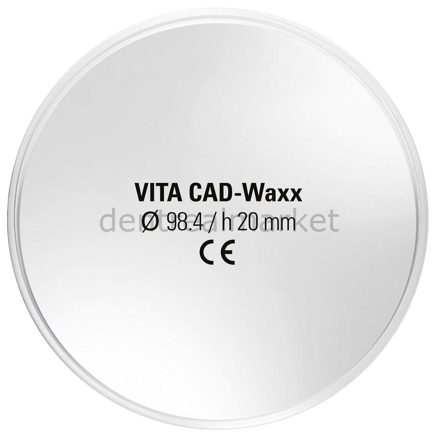 Vita Cad-Waax Disk - İşlenebilir Akrilik Polimer Blok 98*20 mm