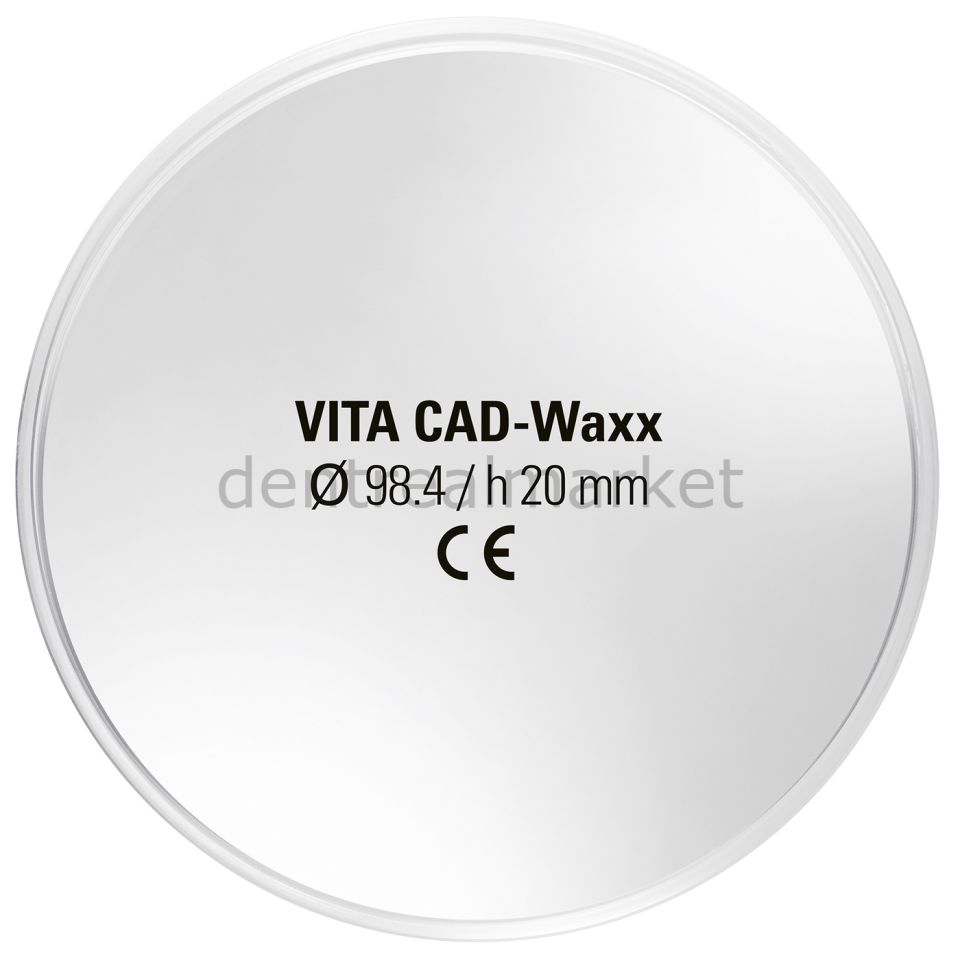 Vita Cad-Waax Disk - İşlenebilir Akrilik Polimer Blok 98*20 mm