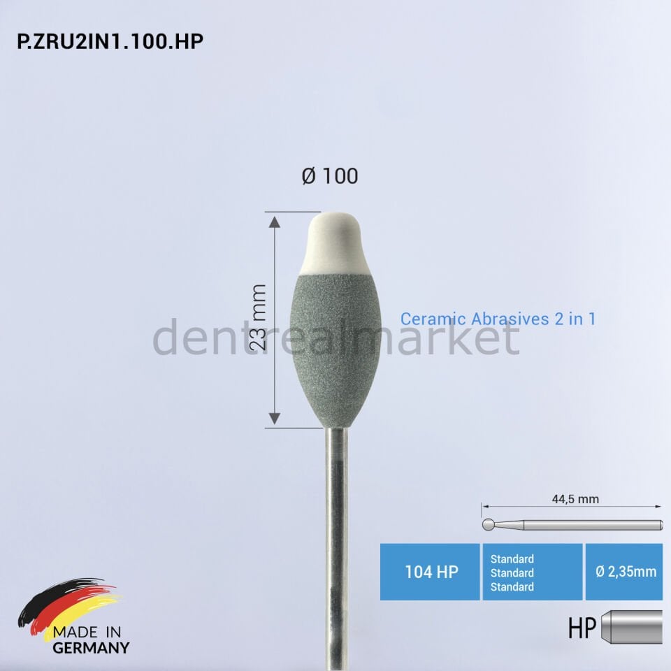 Seramic & Zirconium Abrasives 2 in 1 - P.ZRU2IN1 - Ø100 mm