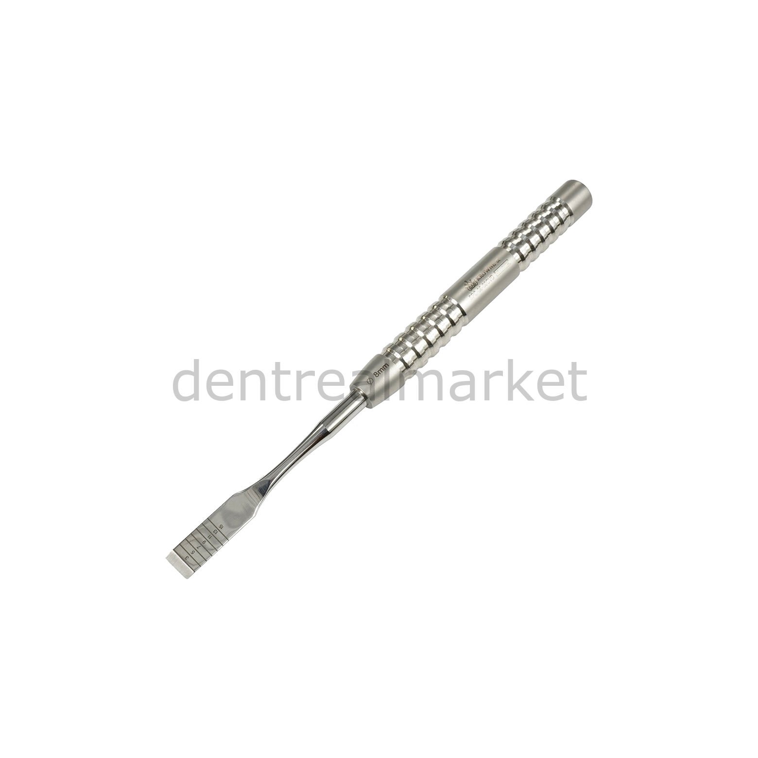 Kemik Keskisi Egri 8 mm - Geniş Uçlu Osteotomi Aleti