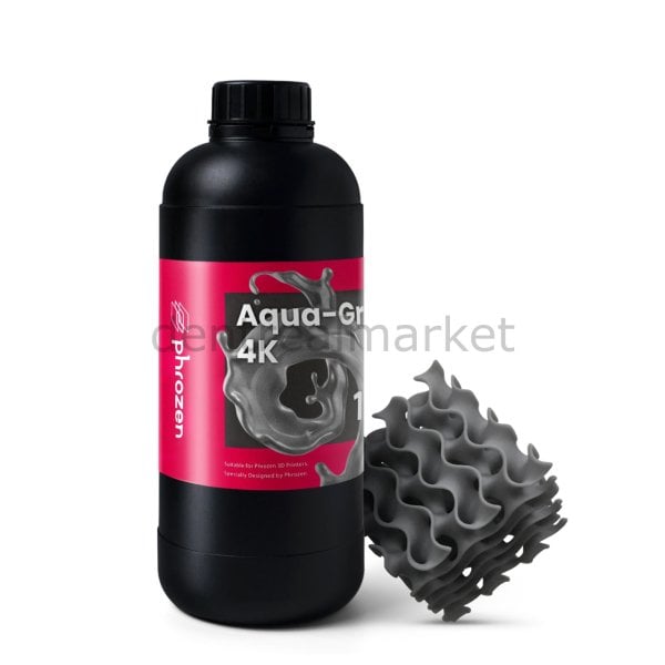 3D Yazıcı Reçinesi - Aqua 4K Hassas  Grey