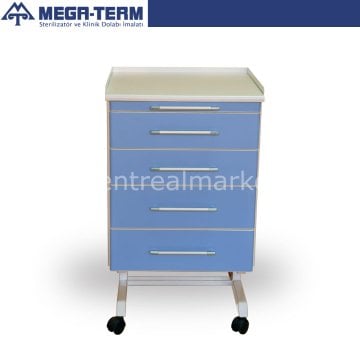 Laminantlı Tezgahlı Mobil Dolap