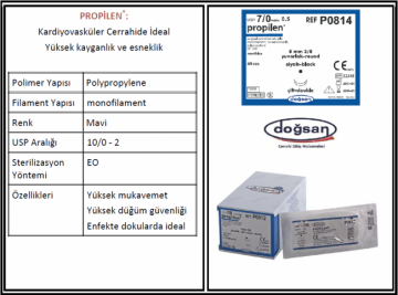 Propilen Sutur Non Absorbe