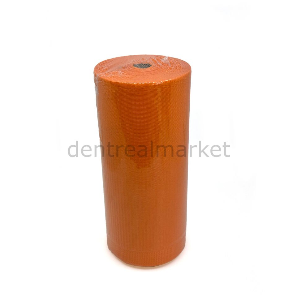 Avrupa Rulo Dişci Hasta Önlüğü -  Orange