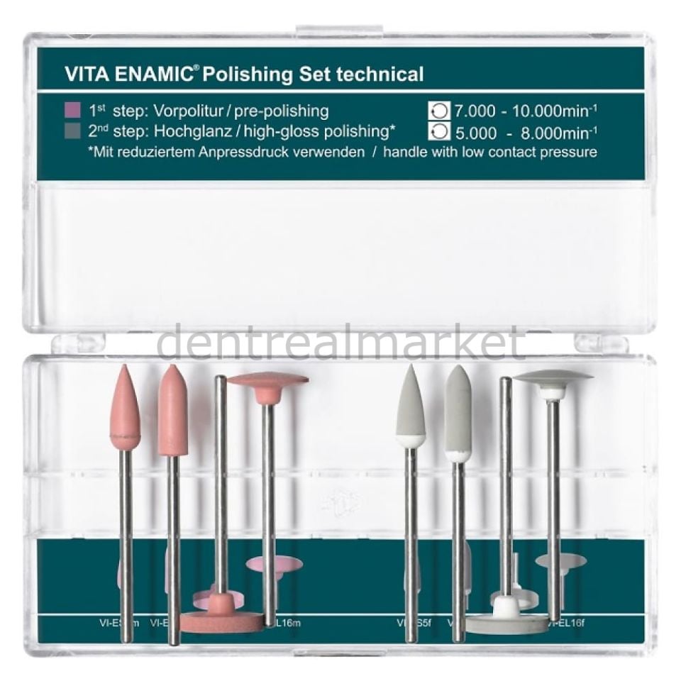 Vita Enamic Polishing Lab Sets - Hibrid Seramic Parlatma
