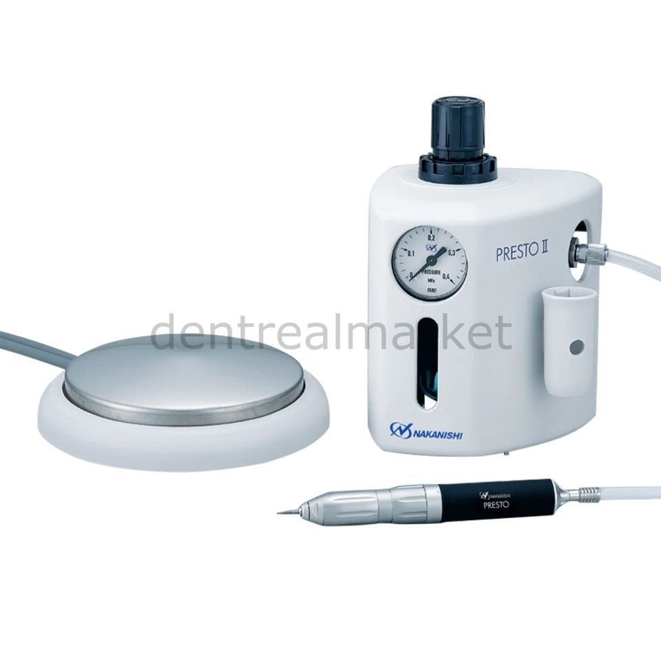 Presto II Havalı Mikromotor 320.000 Devir, Yağsız Sistem