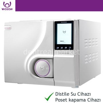 Tanzo Touch 18 Lt Otoklav Distile Su ve Poşet Kapama Dahil
