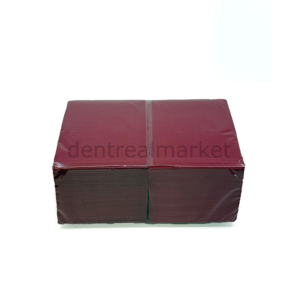 Avrupa Tabla Örtüsü Renkli - 33*44 cm 500 Ad - Bordeaux