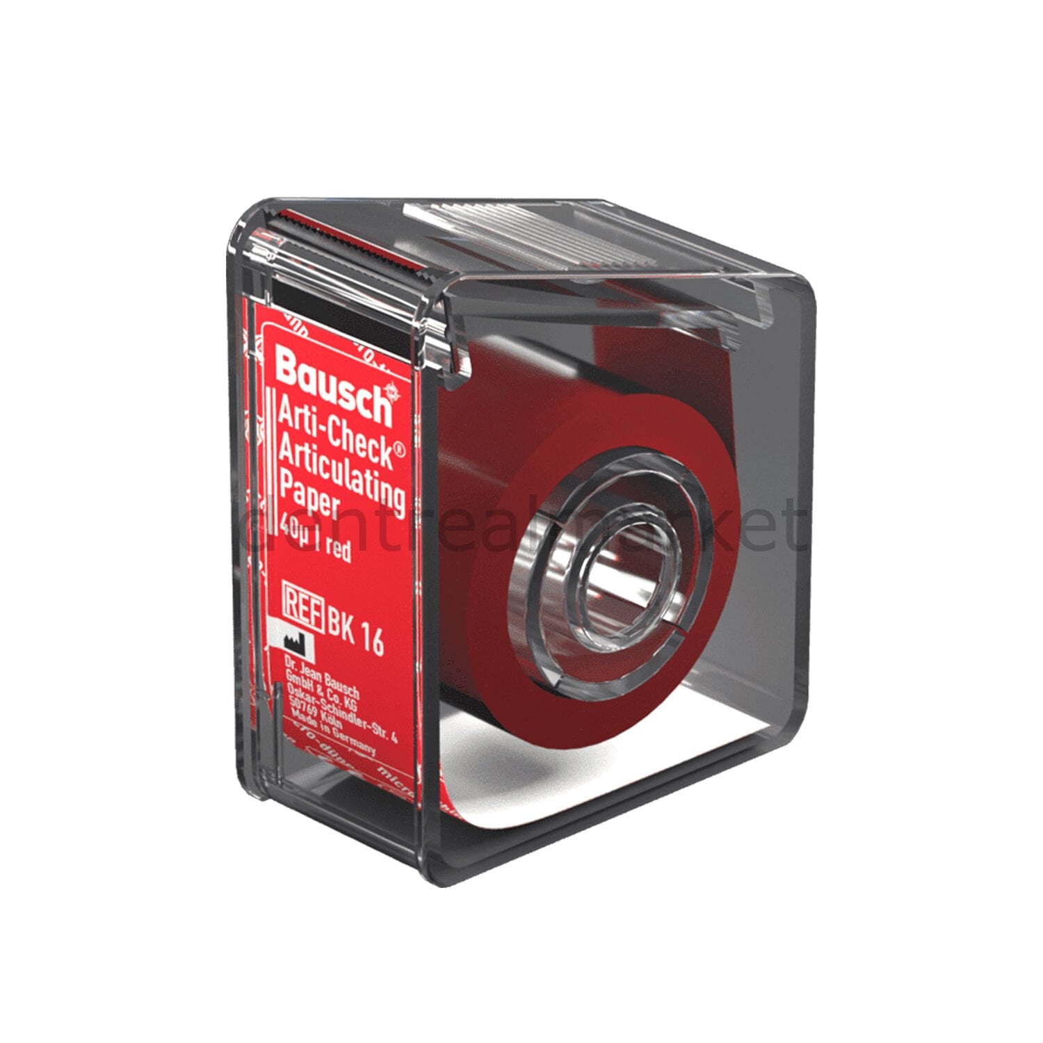 Artikülasyon Kağıdı Rulo - 40 Mic  - Kırmızı BK16