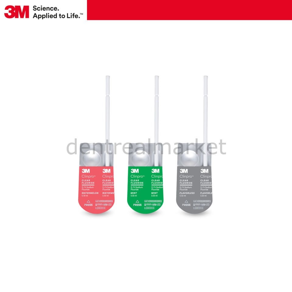 Clinpro Clear Florür Tedavisi - Tek Kullanımlık L-Pop 50 Adet