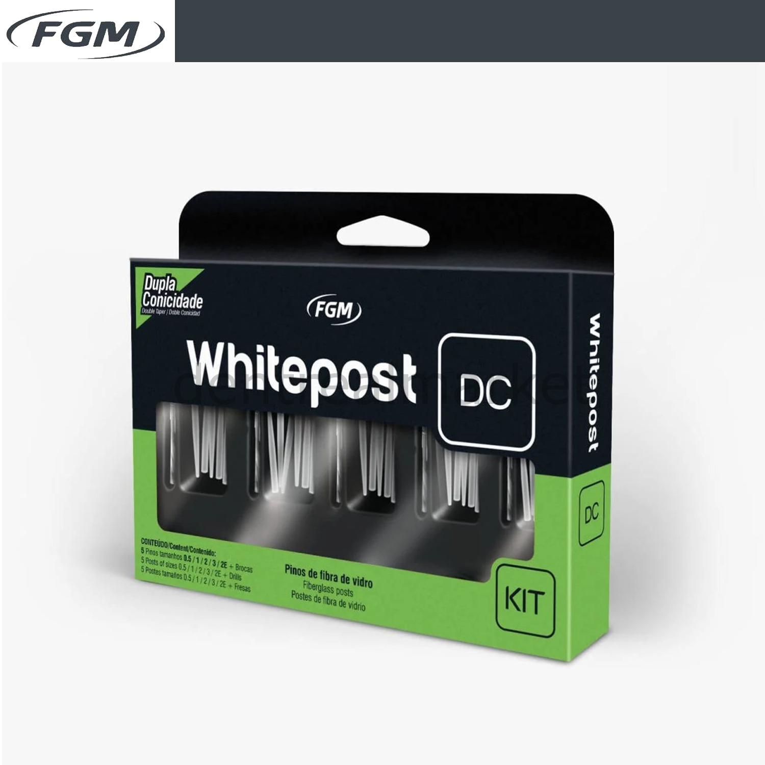 Whitepost DC Fiber Post 25'li Kit
