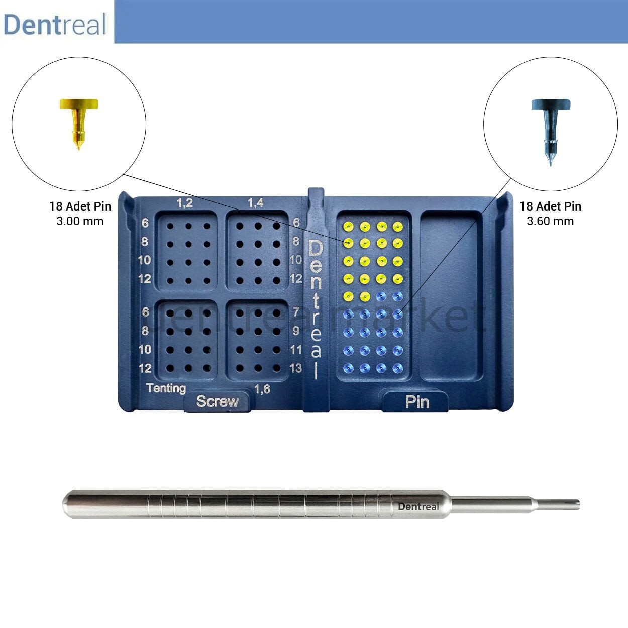 OmniFİX Asorti Membran Sabitleme Pin Set - 36 Pim