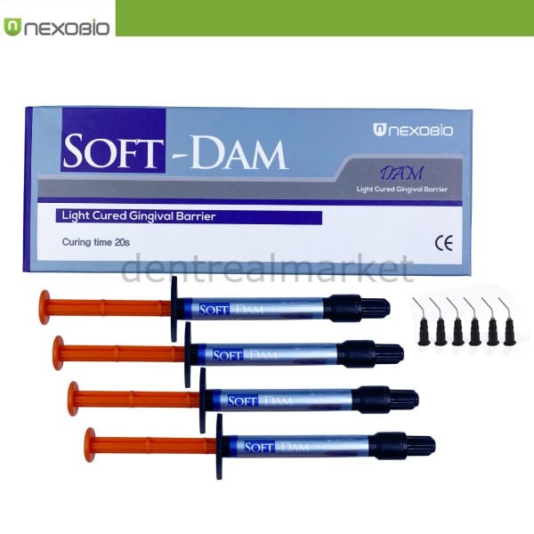 Soft-Dam Gingiva Dişeti Beyazlatma Bariyeri 4*1,2 ml