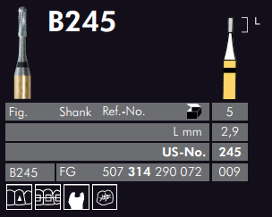 Black Cobra Carpide Frez - 5 Adet