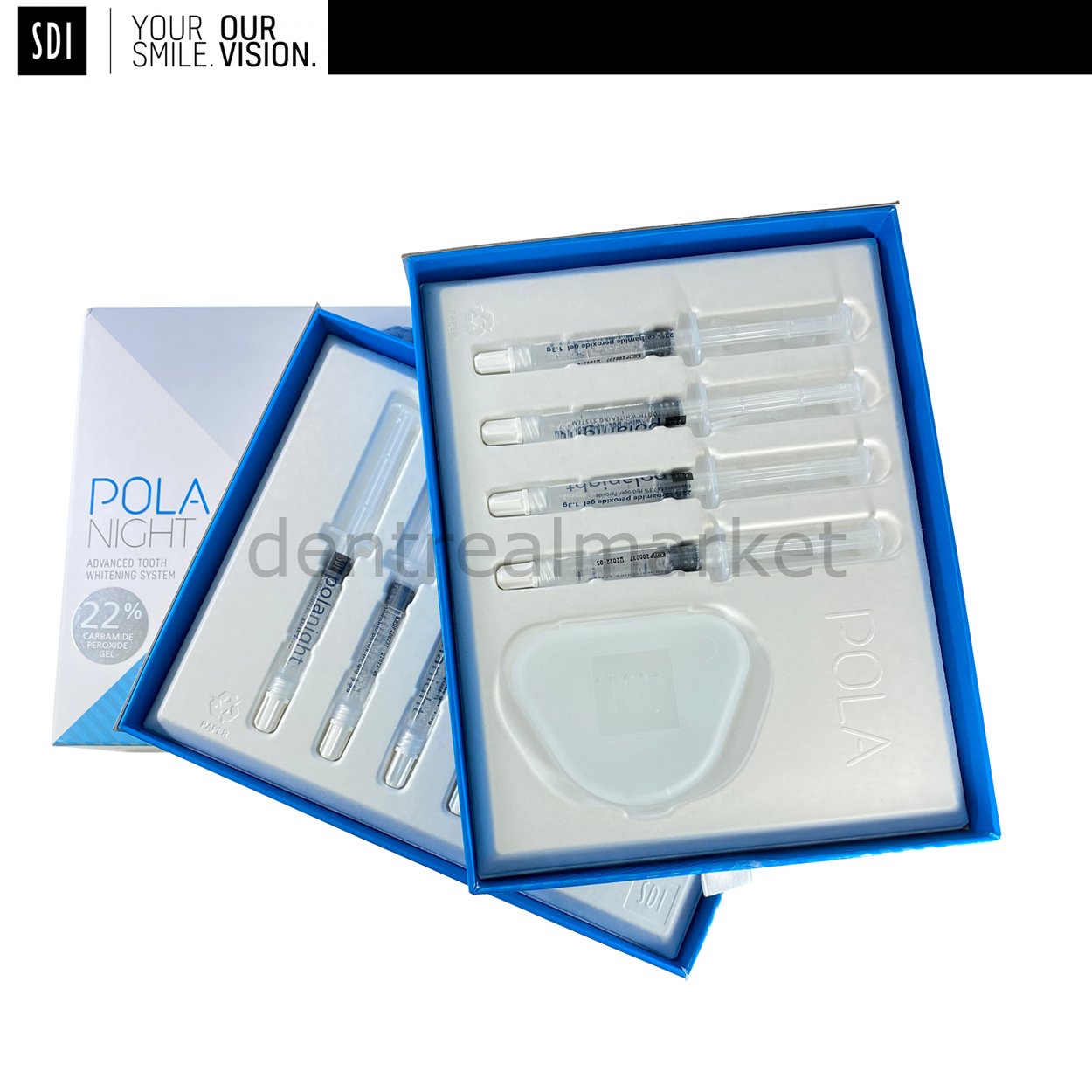 Pola Night Ev Tipi Beyazlatma - %22 Carbamide Peroxid - 10x1.3gr