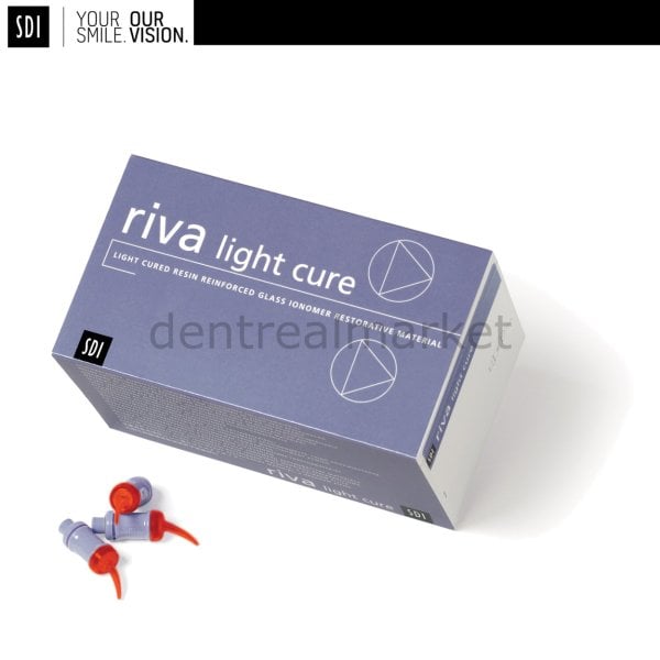 Riva Light Cure - Işıkla Sertleşen Cam İonomer Siman - Kapsül