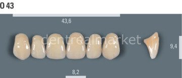 Vitapan Takım Diş 28'lik 3D Master 1M1 - 0 43