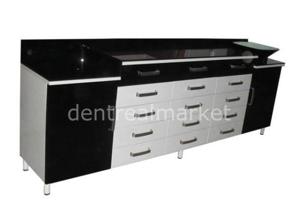 Klinik Dolap Camlı 250 cm Xt - C