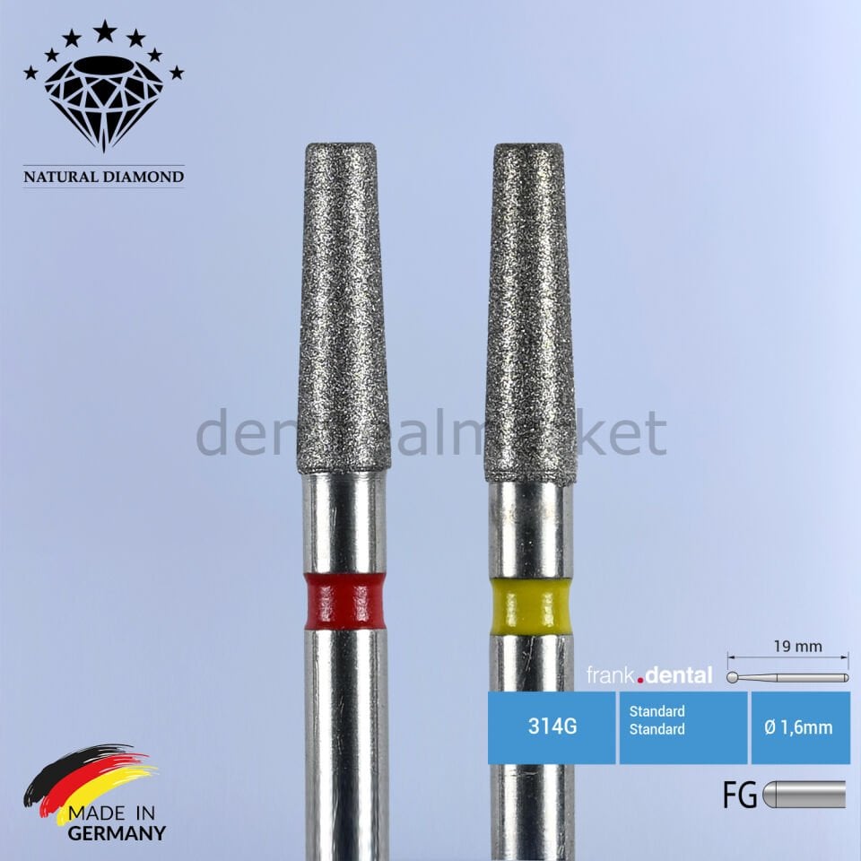 Elmas Frez - Bitim ve Cila - 846 - Konik - 2 Adet