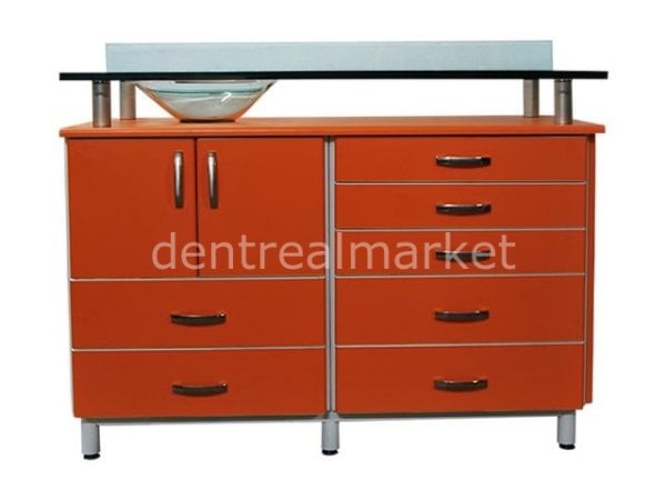Klinik Dolap Camlı 120 cm Xt - F