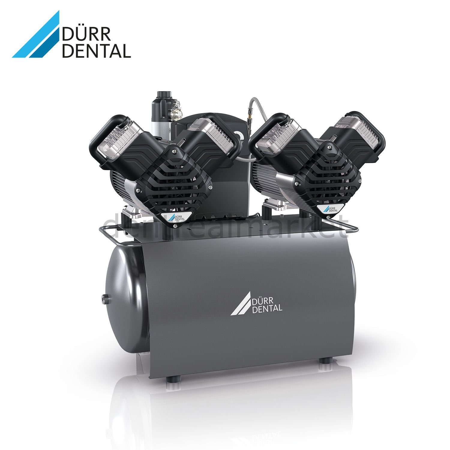 Duo Tandem Kurutuculu Dental Kompresör - Kurutuculu (4-6 Ünit)