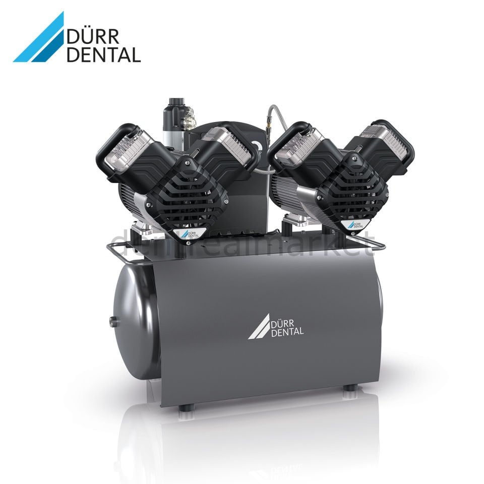 Duo Tandem Kurutuculu Dental Kompresör - Kurutuculu (4-6 Ünit)