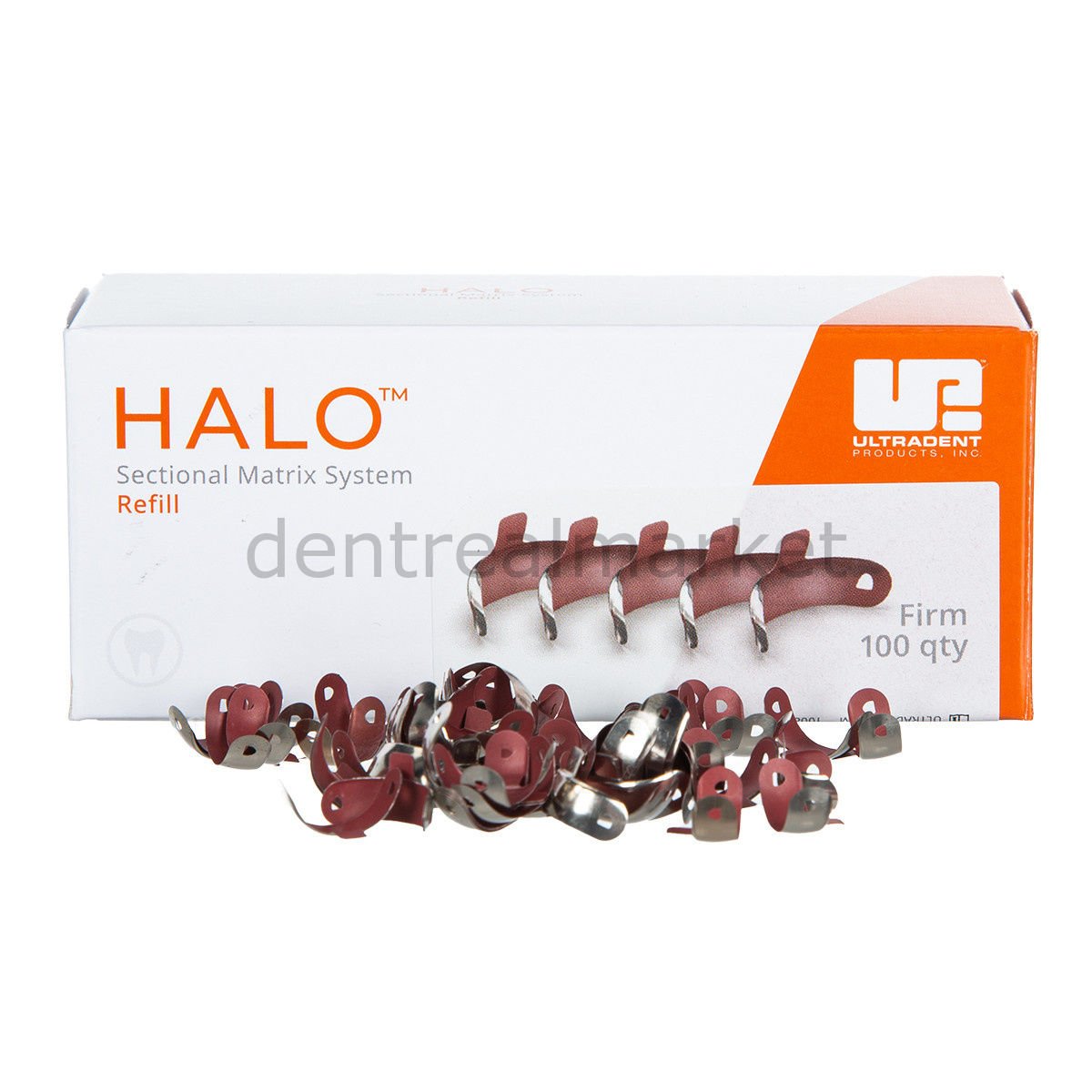 HALO Firm Yapışmaz Bölgesel Matris Bandı Refil 100'lük Paket 4,5 mm
