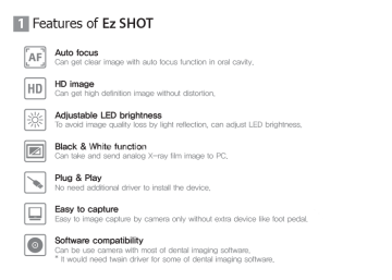 Ez- Shot HD Agız İçi Kamera Kablolu