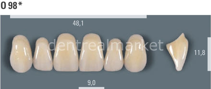 Vitapan Takım Diş 28'lik 3D Master 1M2 - 0 98