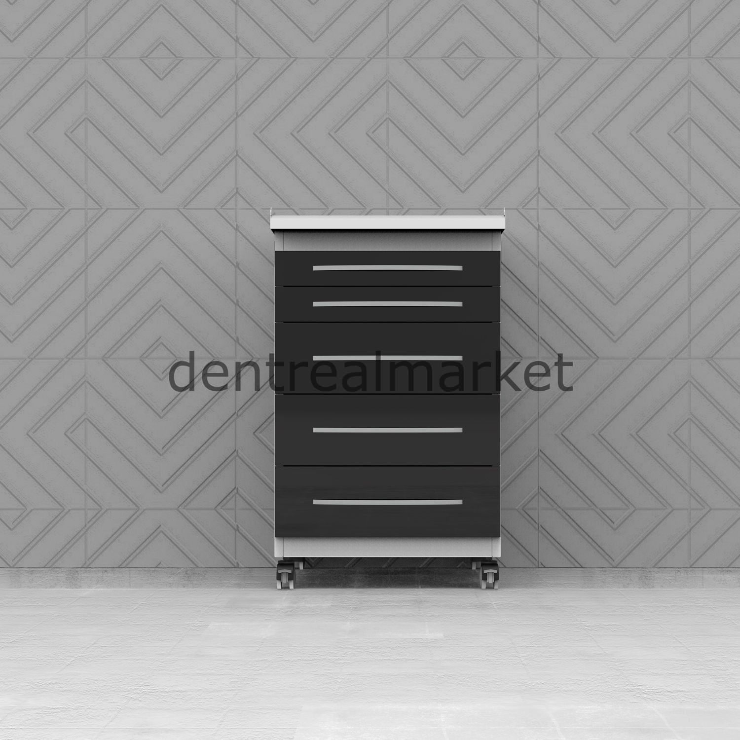 Mobil Klinik Dolap - Corian Tezgah MB02