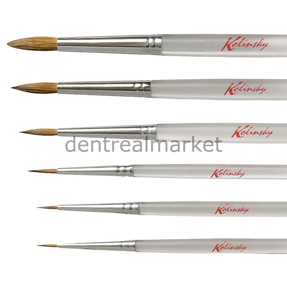 Kolinsky Kıl Fırça Refill Size:8 - 2 Adet