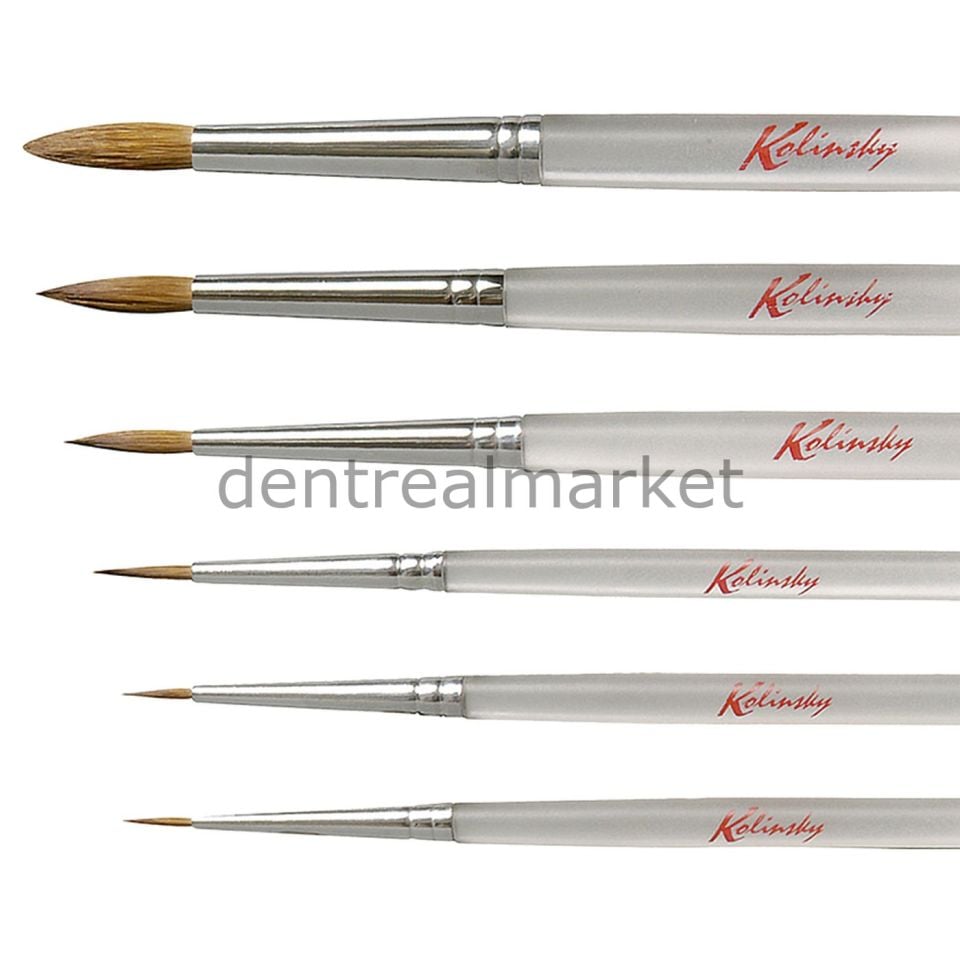 Kolinsky Kıl Fırça Refill Size:6 - 2 Adet