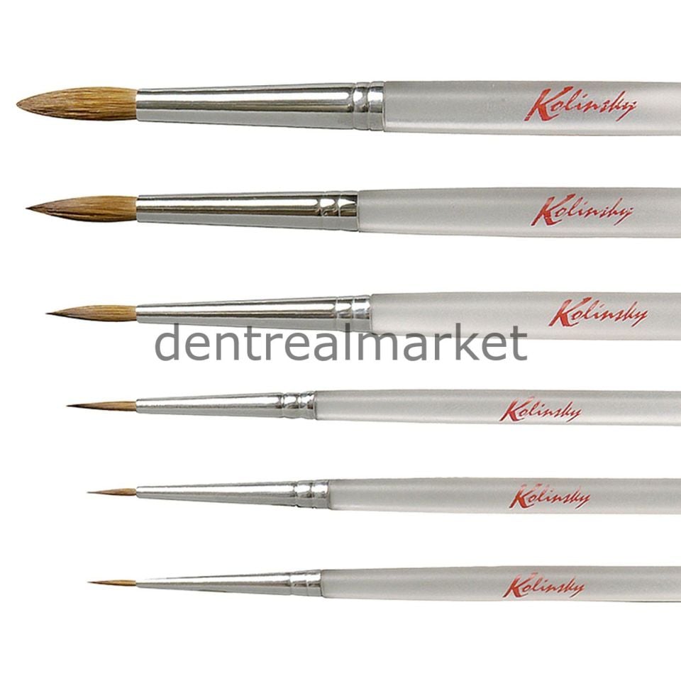 Kolinsky Kıl Fırça Refill Size:4 - 2 Adet