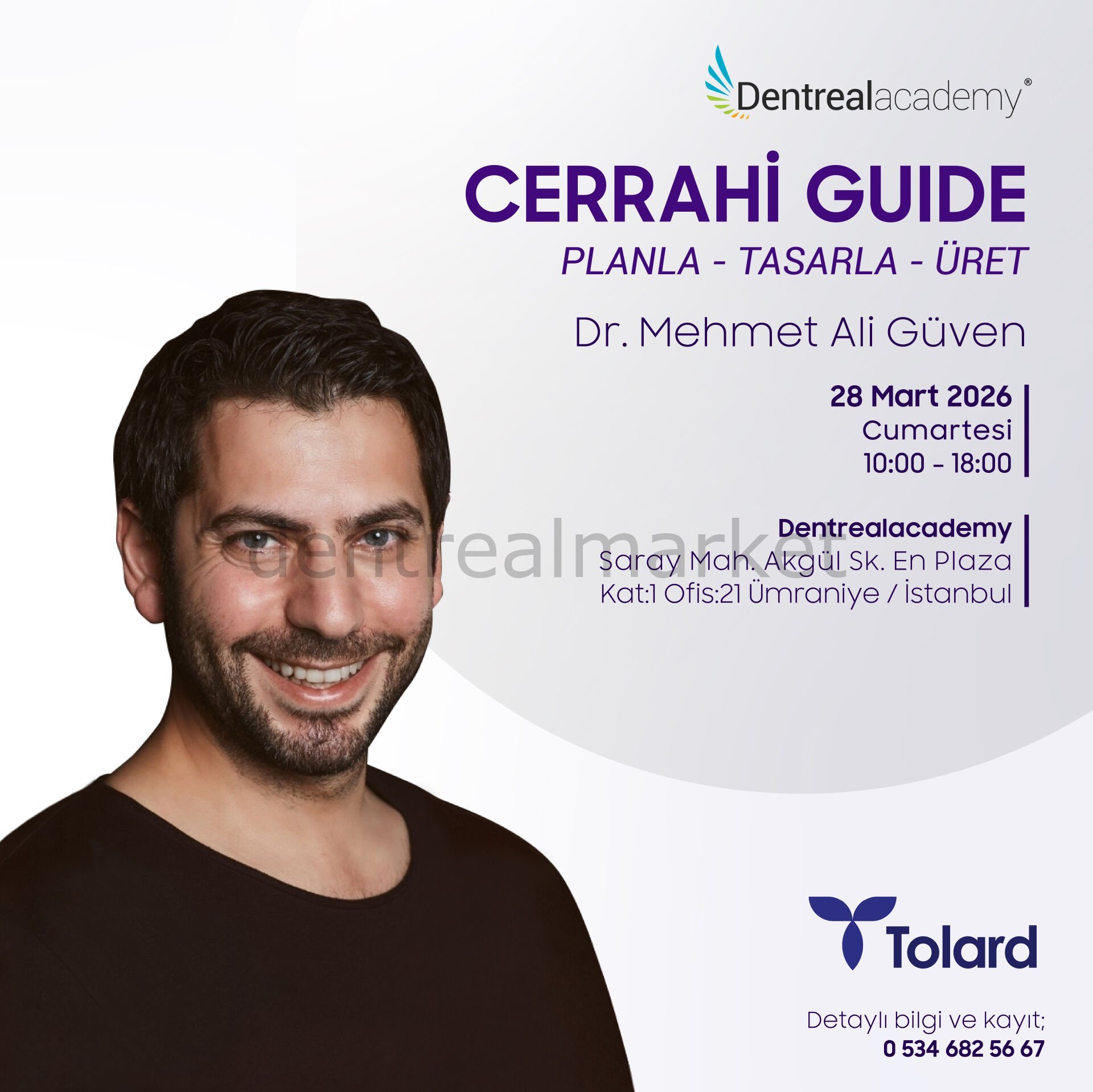Cerrahi Guide Planla-Tasarla-Üret - Dr. Mehmet Ali Güven