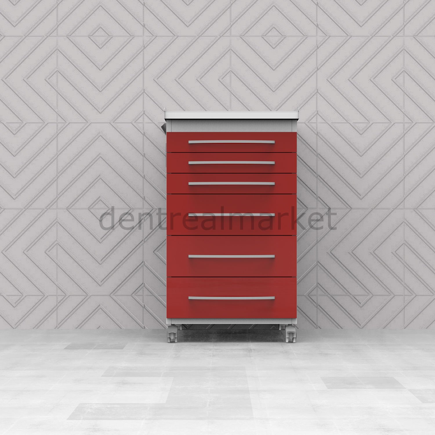 Mobil Klinik Dolap - Laminat Tezgah MB04