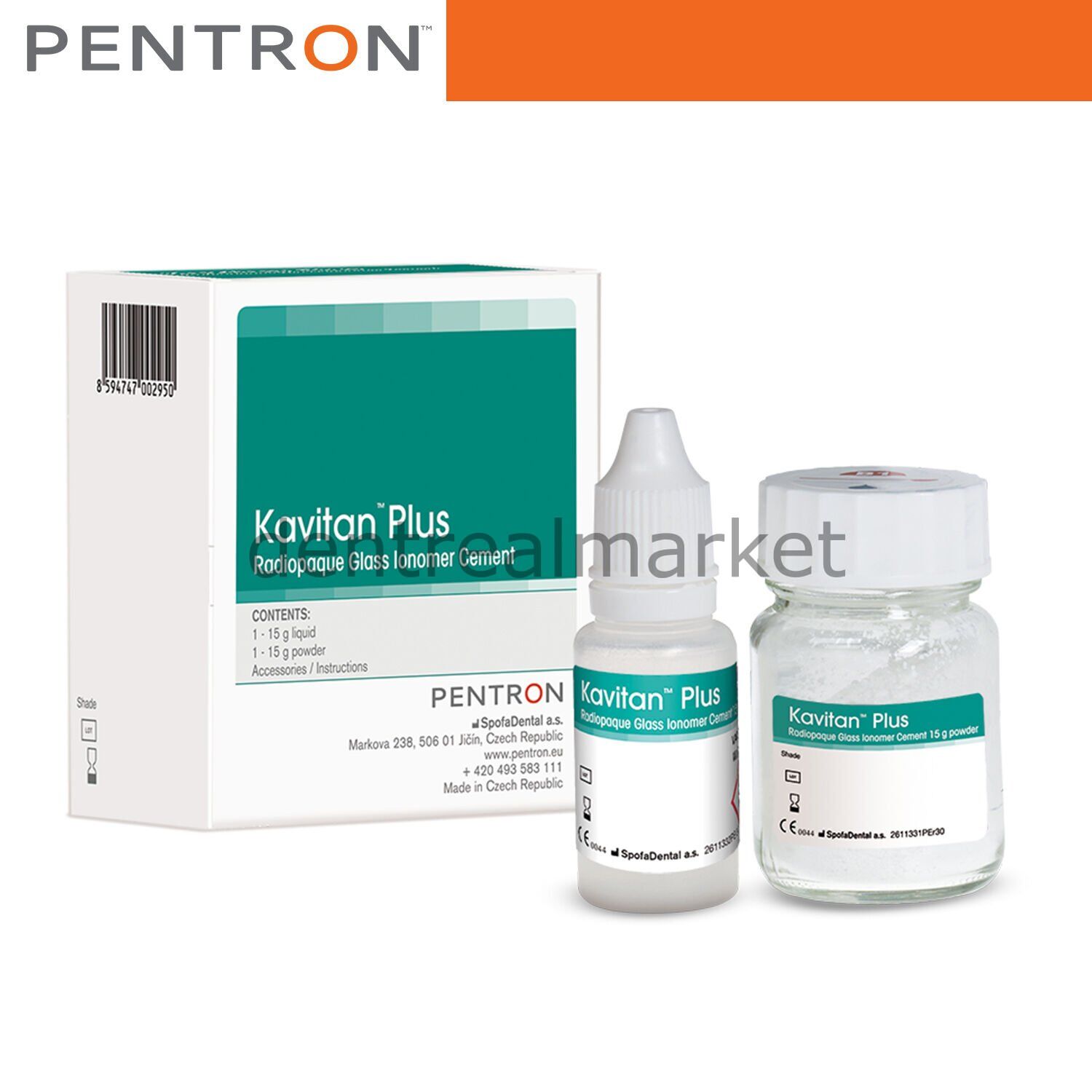 Kavitan Plus Radiopaque Camiyonomer Dolgu A3