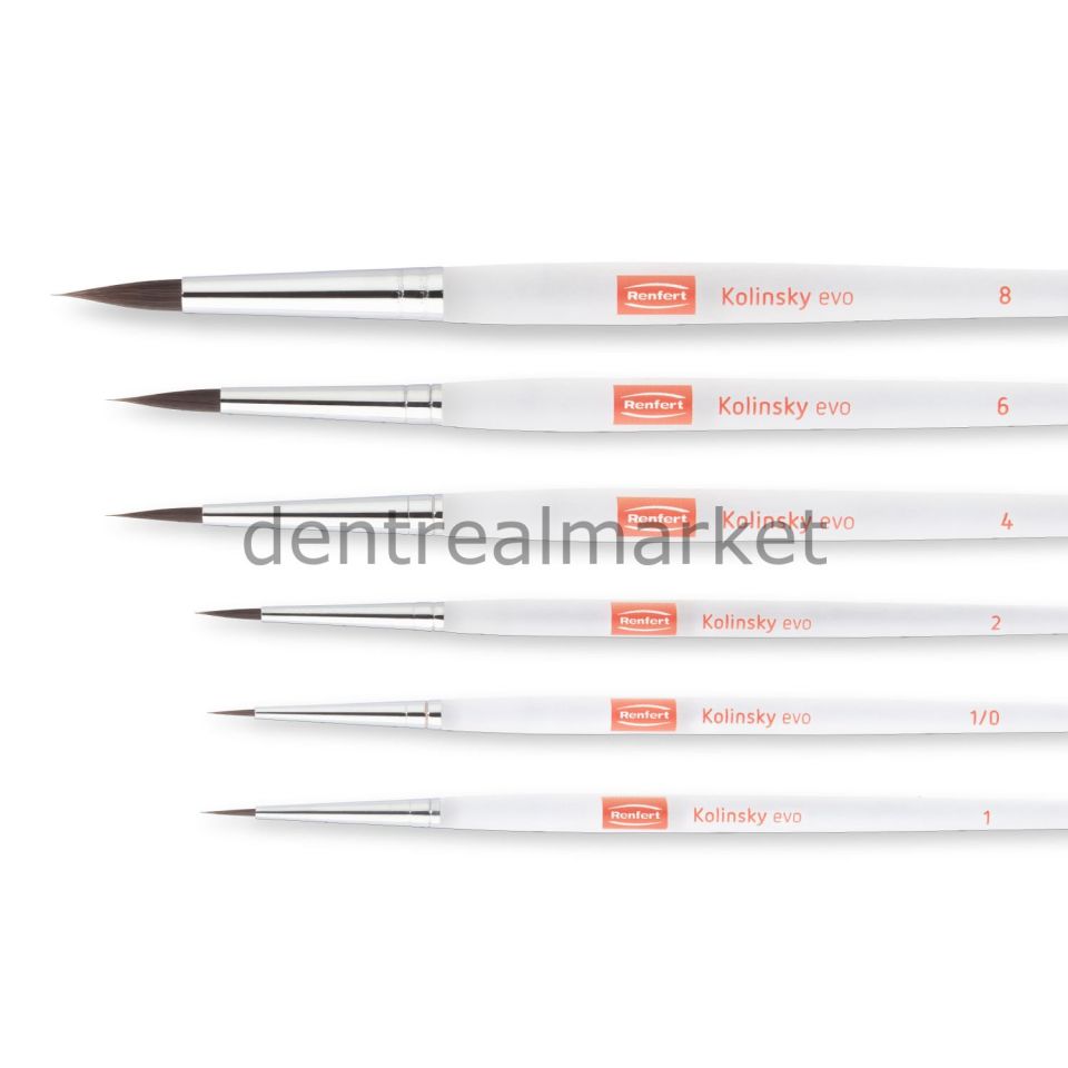 Kolinsky EVO Bionic Hair Fırça Refill Size:1 - 2 Adet