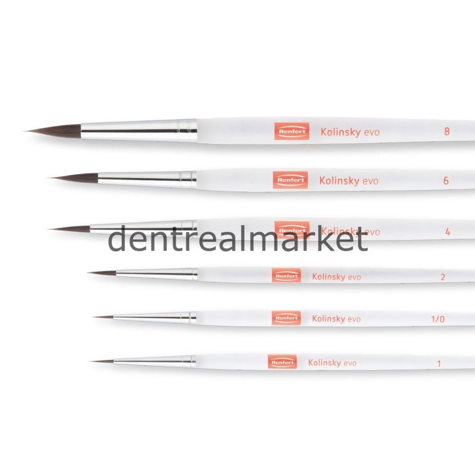 Kolinsky EVO Bionic Hair Fırça Refill Size:4 - 2 Adet