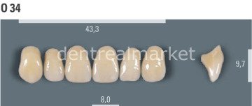 Vitapan Takım Diş 28'lik 3D Master 2L1.5 - 0 34