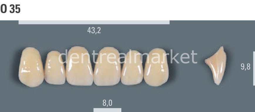 Vitapan Takım Diş 28'lik 3D Master 2L1.5 - 0 35