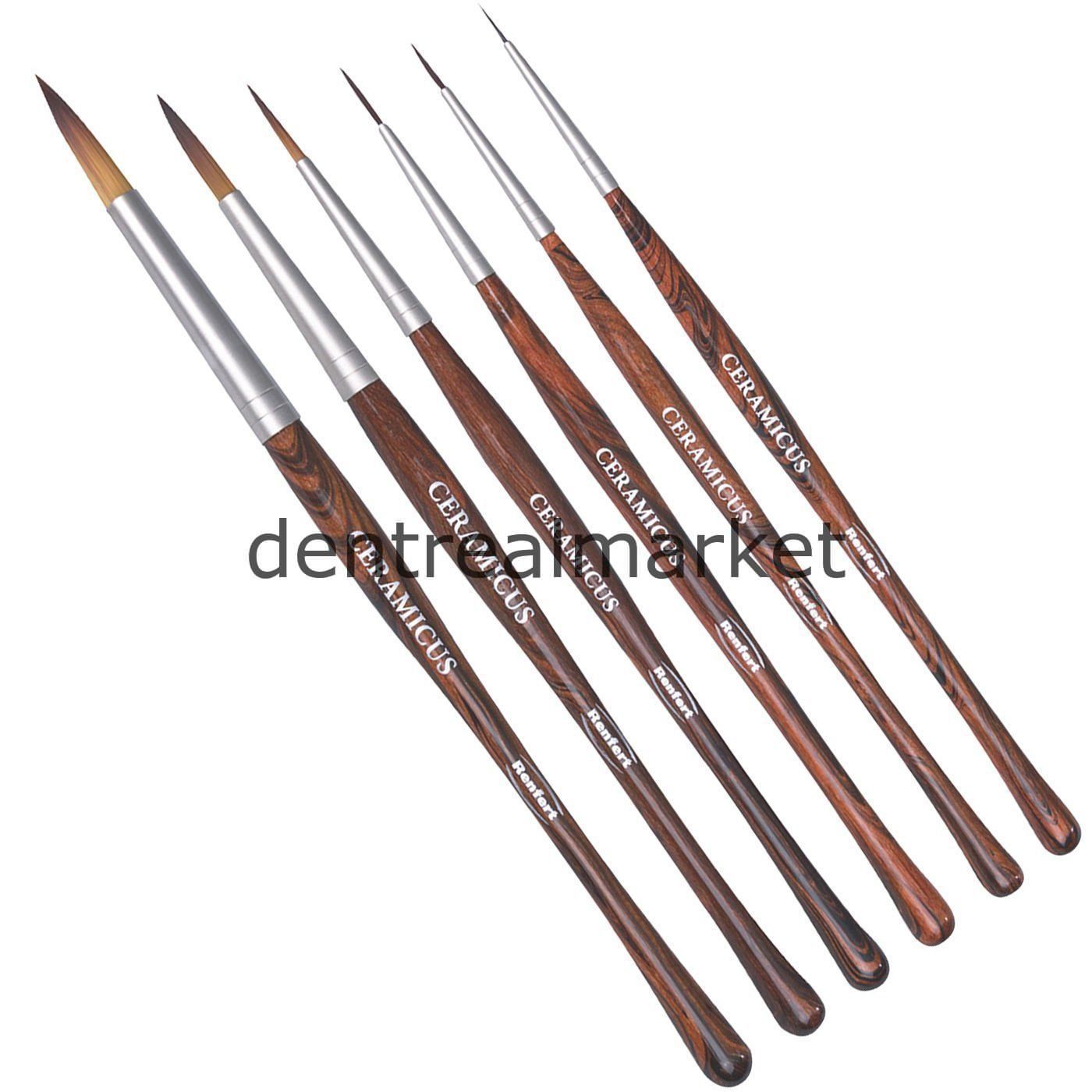 Ceramicus Porselen Sentetik Kıl Fırçası - Size:2 - 2 Adet