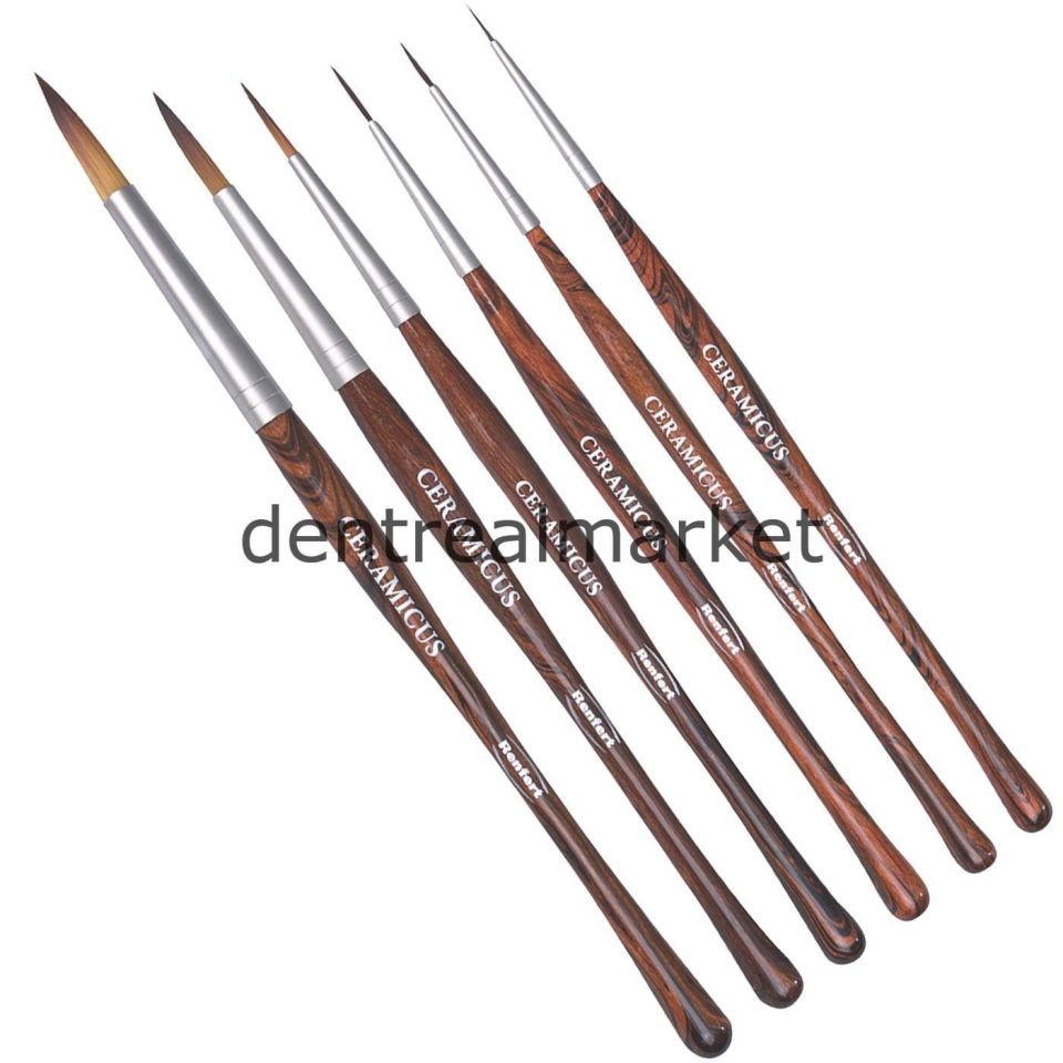 Ceramicus Porselen Sentetik Kıl Fırçası - Size:2 - 2 Adet