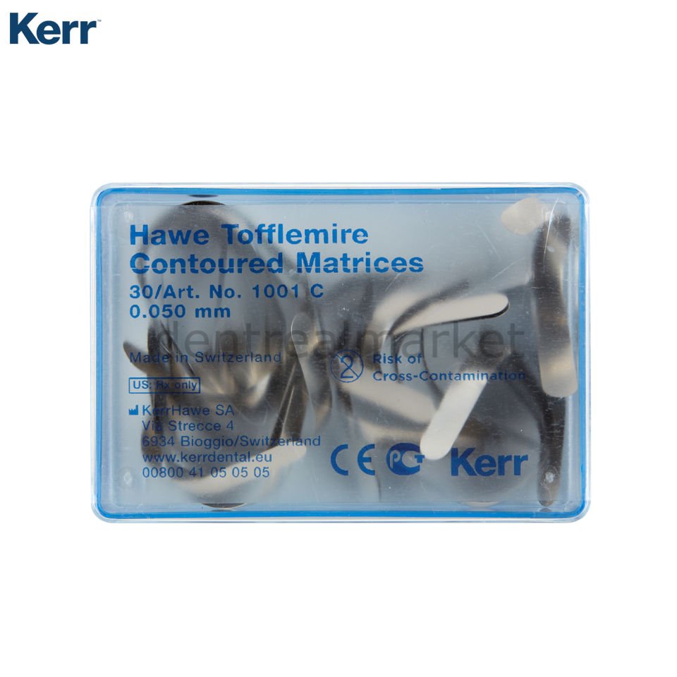 Hawe Tofflemire Konturlu Matrisler 0,05 mm