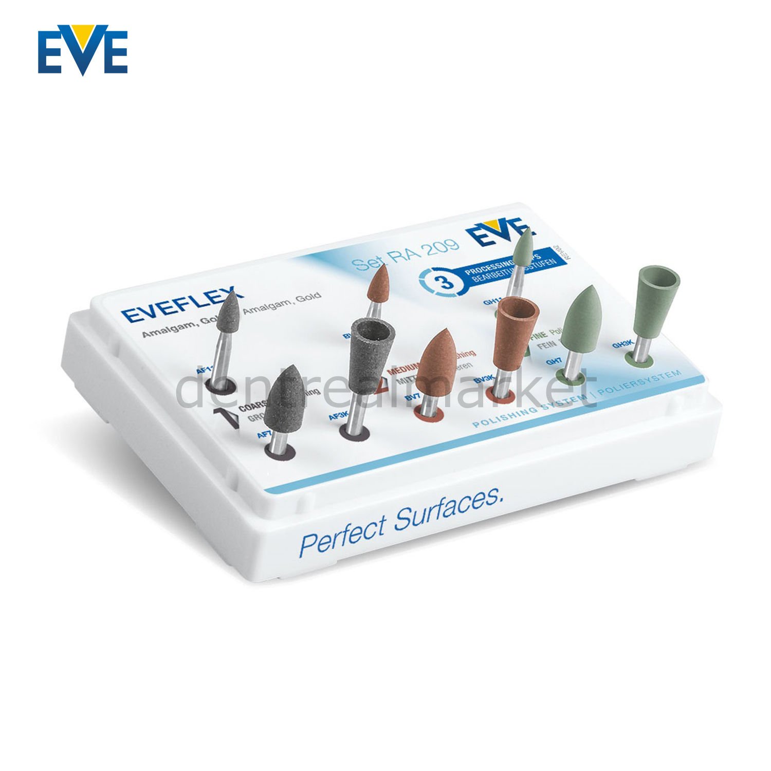 Eveflex Metal ve Amalgam Cila Lastik Seti - RA209