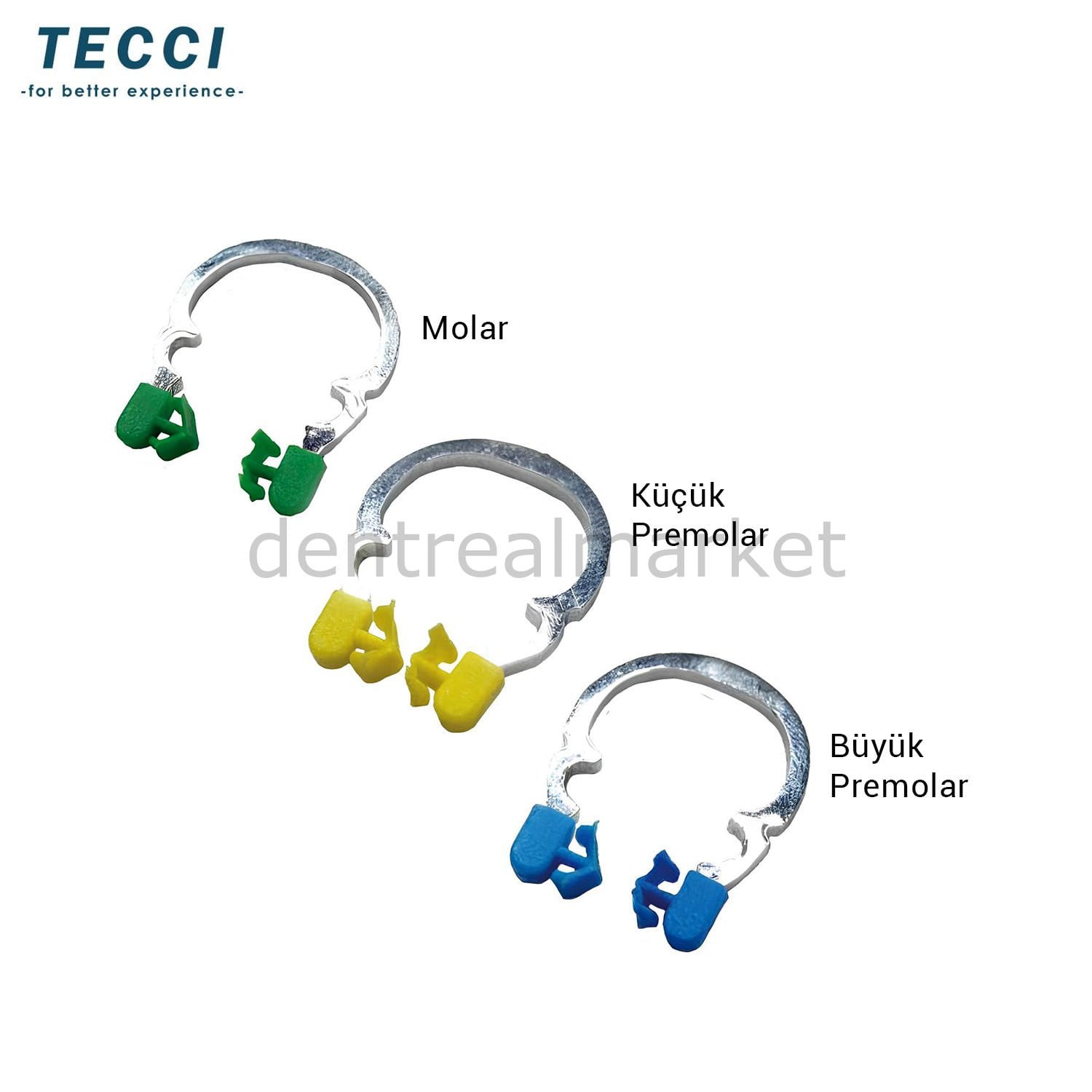 Tecci Krom Yüzeyli Ring-T - Matrix Band Tutucu