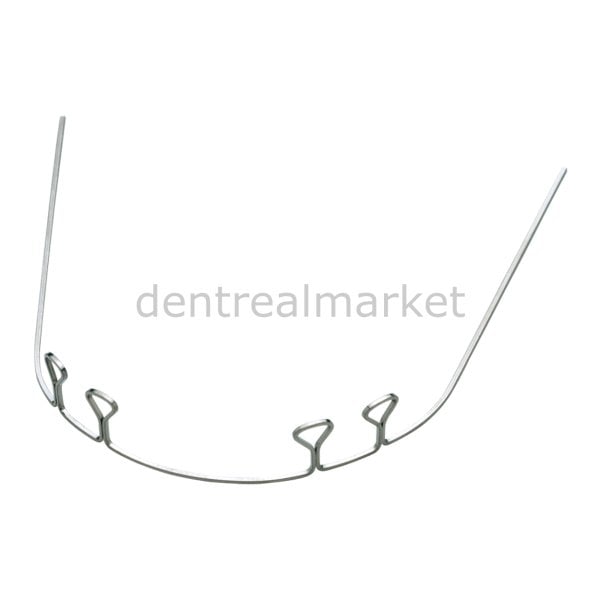 Keyhole Looped Wire - Mantar Kafalı Tel - Çelik - 4 Hole