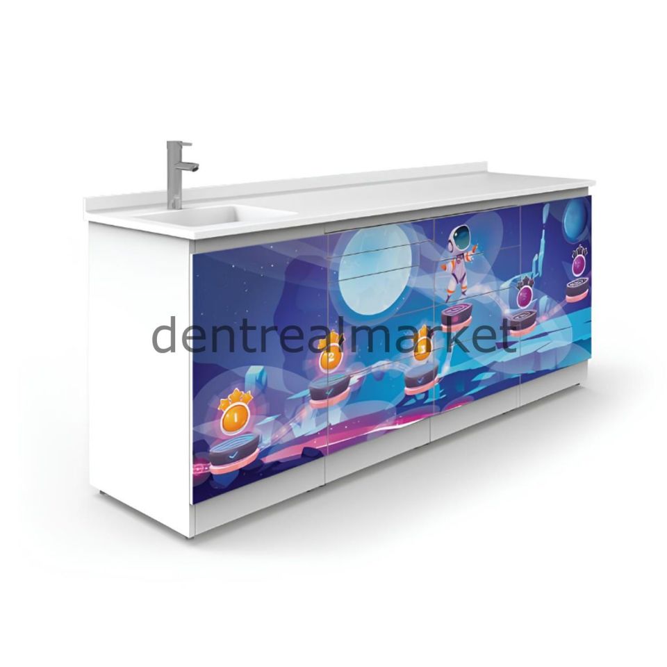 Özel Tasarım Klinik Tezgah - Corian Tezgah AZ05